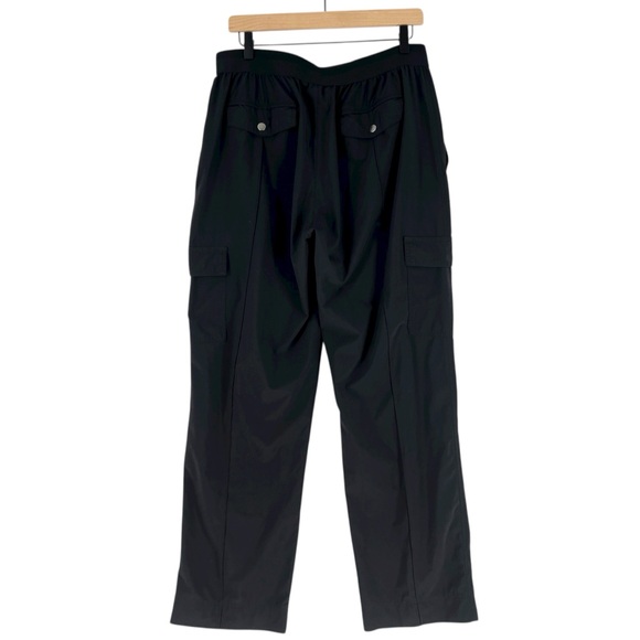 Athleta Vienna Pull-On Cargo Pant Black Lightweight Stretch Size 14 - Picture 3 of 16